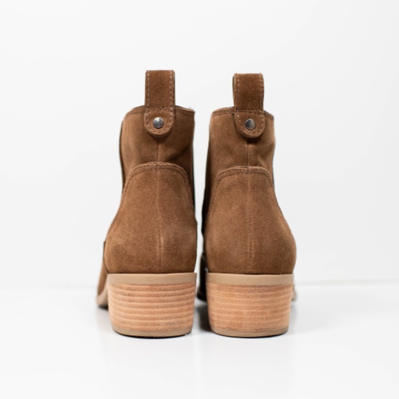 Dolce Vita Able Booties in Dark Brown Suede - Picture 4 of 6